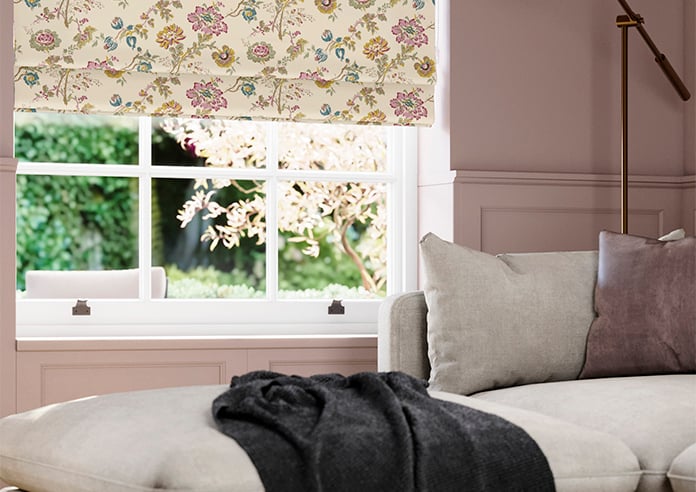 Land & Shore Orchard, Multi - Twist&Fit Roman Blind - Image 5